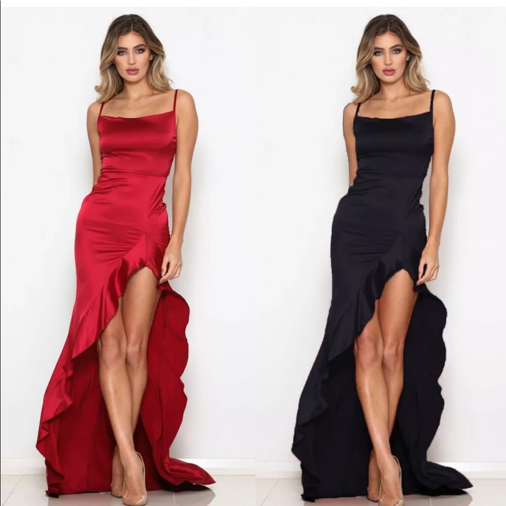 🔸🆕 JADA ➖ RED NITE ON THE TOWN DRESS - Picture 3 of 5